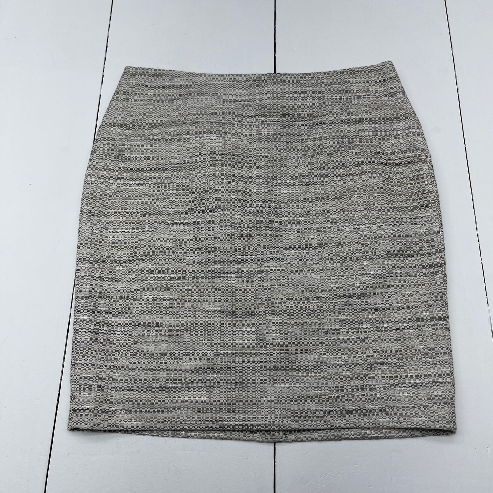 Ann Taylor Icicle Tweed Pencil Skirt Women’s Size 12 Petite NEW *