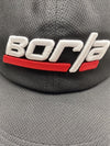 Borla Black Baseball Cap Hat Adjustable OSFA New