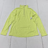 GAP Fit Sunny Lime Long Sleeve 1/2 Zip Athletic Shirt Women Size XL NEW