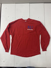 Kansas Jayhawks Mens Red Long Sleeve Shirt Size Medium