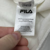 Fila Ivory &amp; Brown Side Panel Full Zip Track Top Men&#39;s Size X-Small