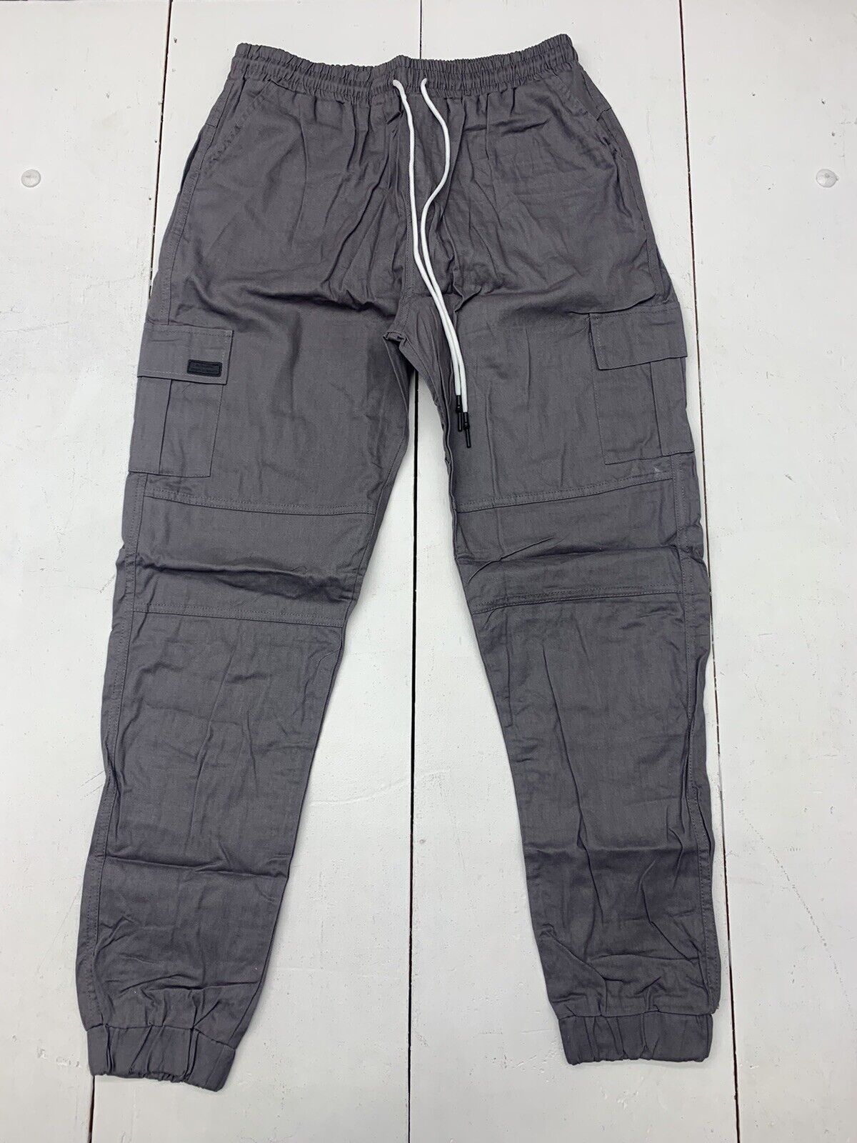 Mens Charcoal Gray Joggers Size Large - beyond exchange