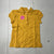 The Children’s Place Yellow Pencil Short Sleeve Polo Girls Size Small NEW