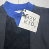 Hey Kid Black Cotton &amp; Corduroy Pocket Sleeve Sweater Youth Boys 14 New $70