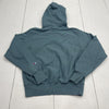 Champion Reverse Weave Hoodie Blue Mens Size Small