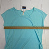 Lucy Blue Cinched Side Short Sleeve Athletic Top Women’s Size Large