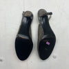 stuart weitzman womens siler/gold heels size 10m