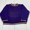 Vintage Over Wear Saint Louis College Purple Crew Sweatshirt Adult Size 2XL USA