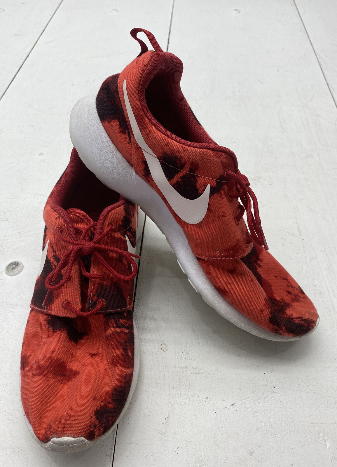 Nike 655206-615 Roshe Run Red Lightweight Running Sneaker Mens S - beyond exchange
