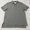 Polo Ralph Lauren Gray Short Sleeve Polo Shirt Men Size L Custom Fit