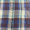 John Elliott Hemi Oversized Blue Green Plaid Long Sleeve Button Up Mens XL $398
