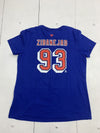 Fanatics NHL Womens Blue New York Rangers Short Sleeve Graphic Shirt Size Large