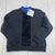 Hey Kid Black Cotton & Corduroy Pocket Sleeve Sweater Youth Boys 14 New $70