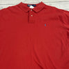 Polo Ralph Lauren Red Cotton Short Sleeve Polo Shirt Men Size 2XL