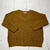 Double Zero Mustard Yellow Knitted V-Neck Sweater Women's Size Medium