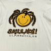 Vintage Smile Mon Graphic Short Sleeve T Shirt Men Size Large / XL St Maarten