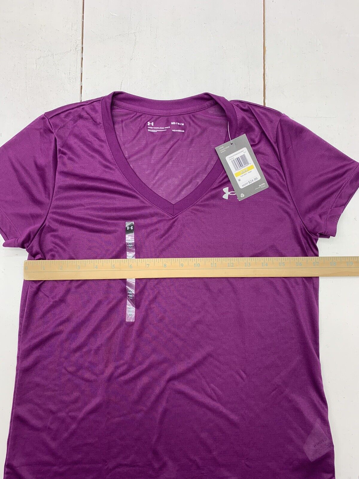 Under Armour Womens Purple Athletic Shirt Size Medium - beyond exchange