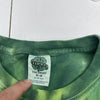 Lucky Green Tie Dye Leprechaun Four Leaf Clover St. Patrick&#39;s Day T-Shirt Size M
