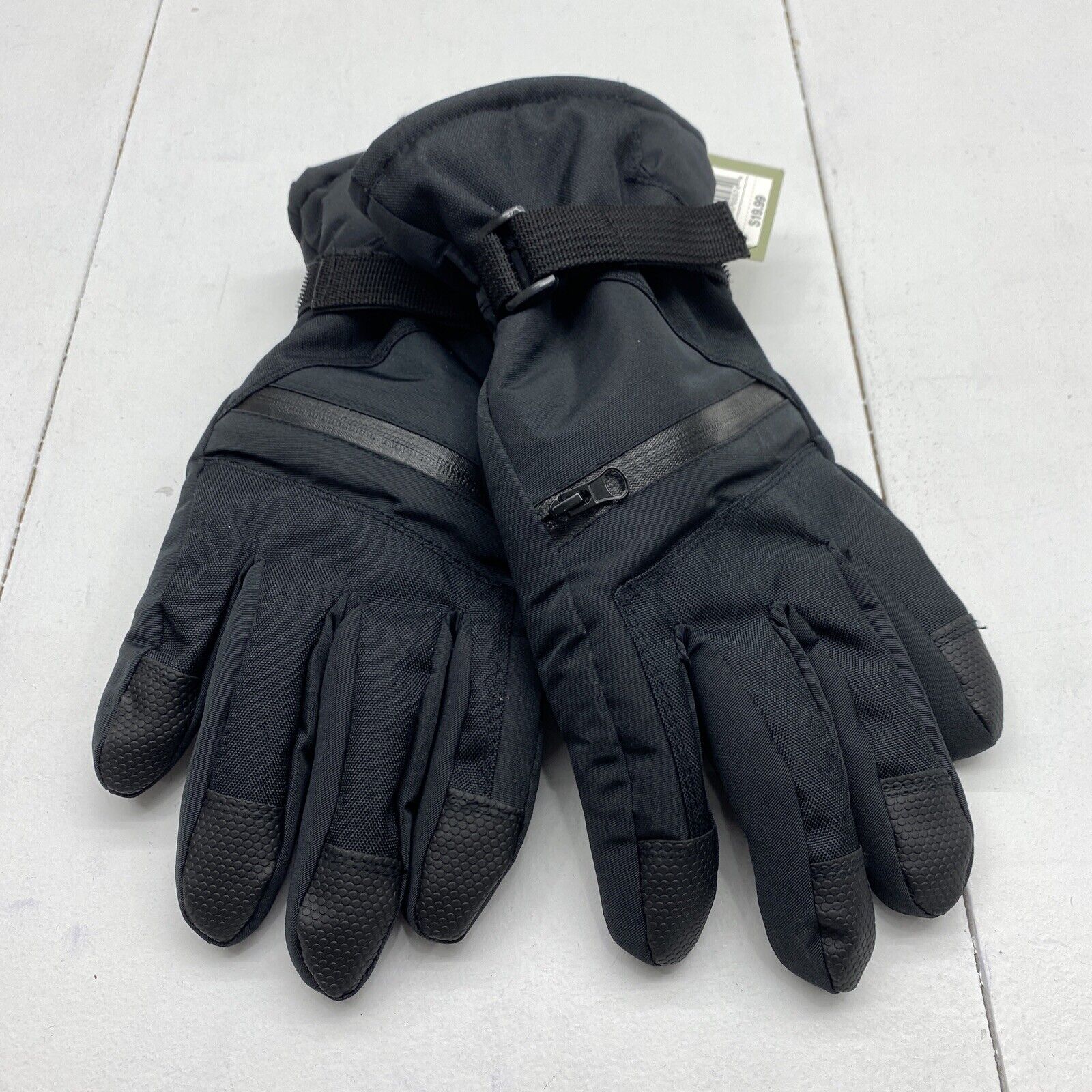 NEW Goodfellow & Co Ski Gloves Black Men's Size Large