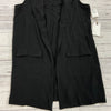 Leith Black Sleeveless Cardigan Tunic Women Size L NEW Nordstrom
