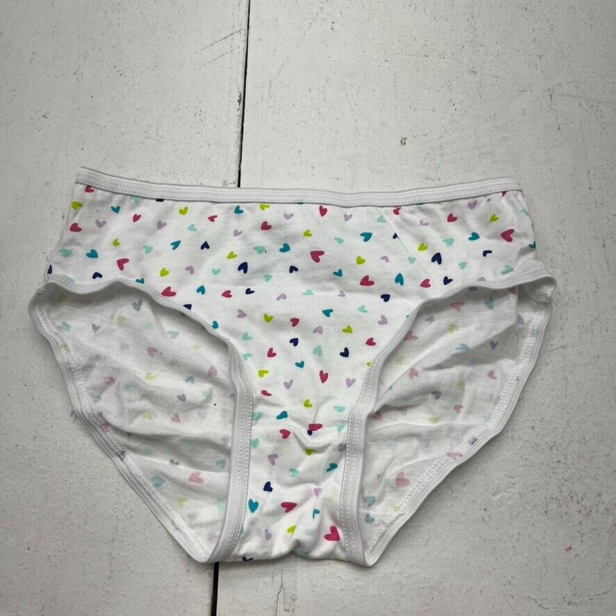 Cat & Jack White Polka Dot Bikini Underwear Girls Size 6 NEW