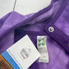 Green Tea Fleece Purple Tie Dye Mock Neck Sweatshirt Women’s Size Medium