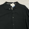 ASOS Black Long Sleeve Button Up Shirt Men Size XL NEW *