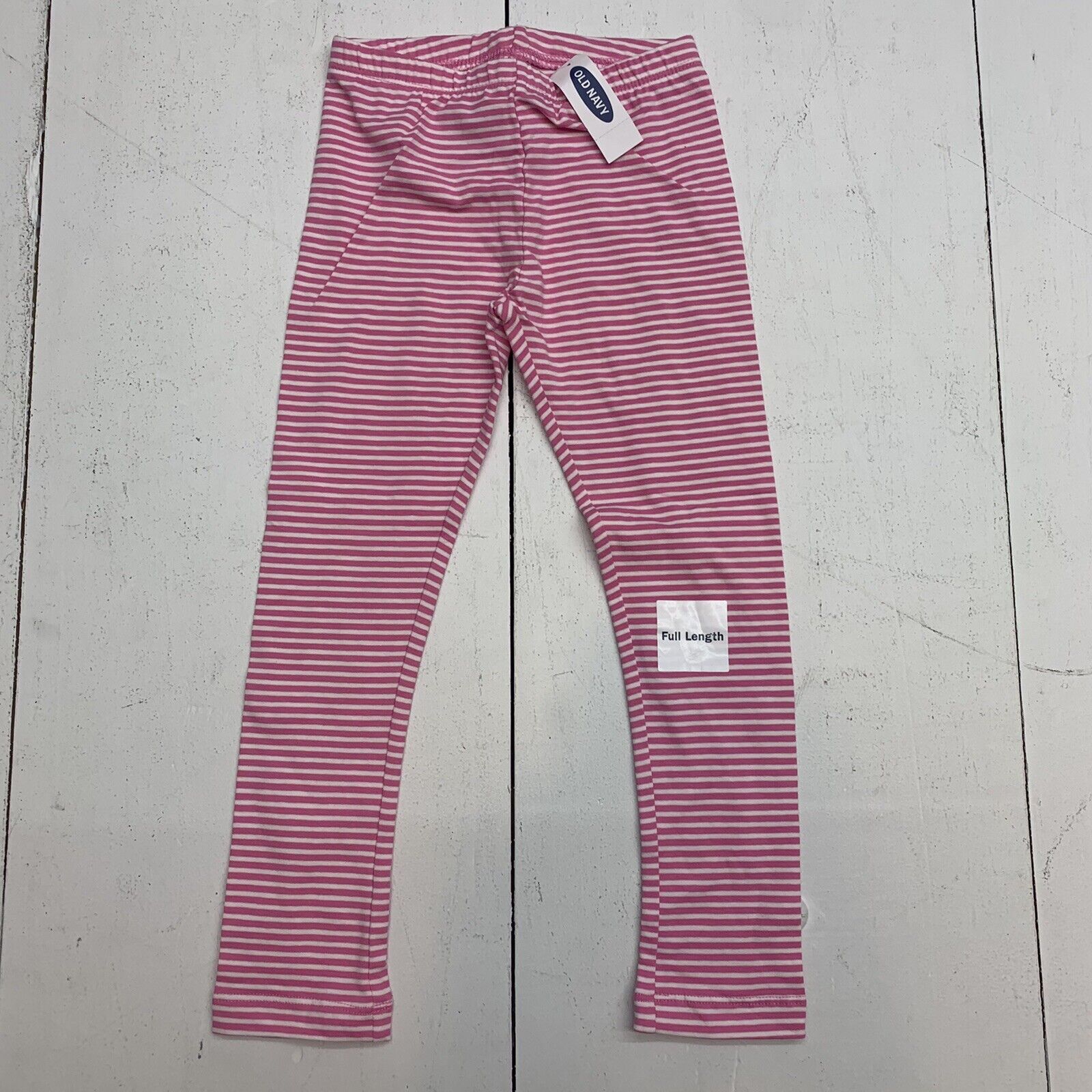Old Navy Toddler Girls Pink Striped Leggings Size 5T - beyond exchange