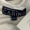 Carine Newport White Sleeveless Mesh Neck Cami Tank Top Women Size XL NEW