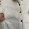 Gap White Sherpa Teddy Coat Women’s Size XL New