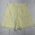 Bielo Yellow High Rise Pleated Front Paper Bag Shorts Mens Size 34