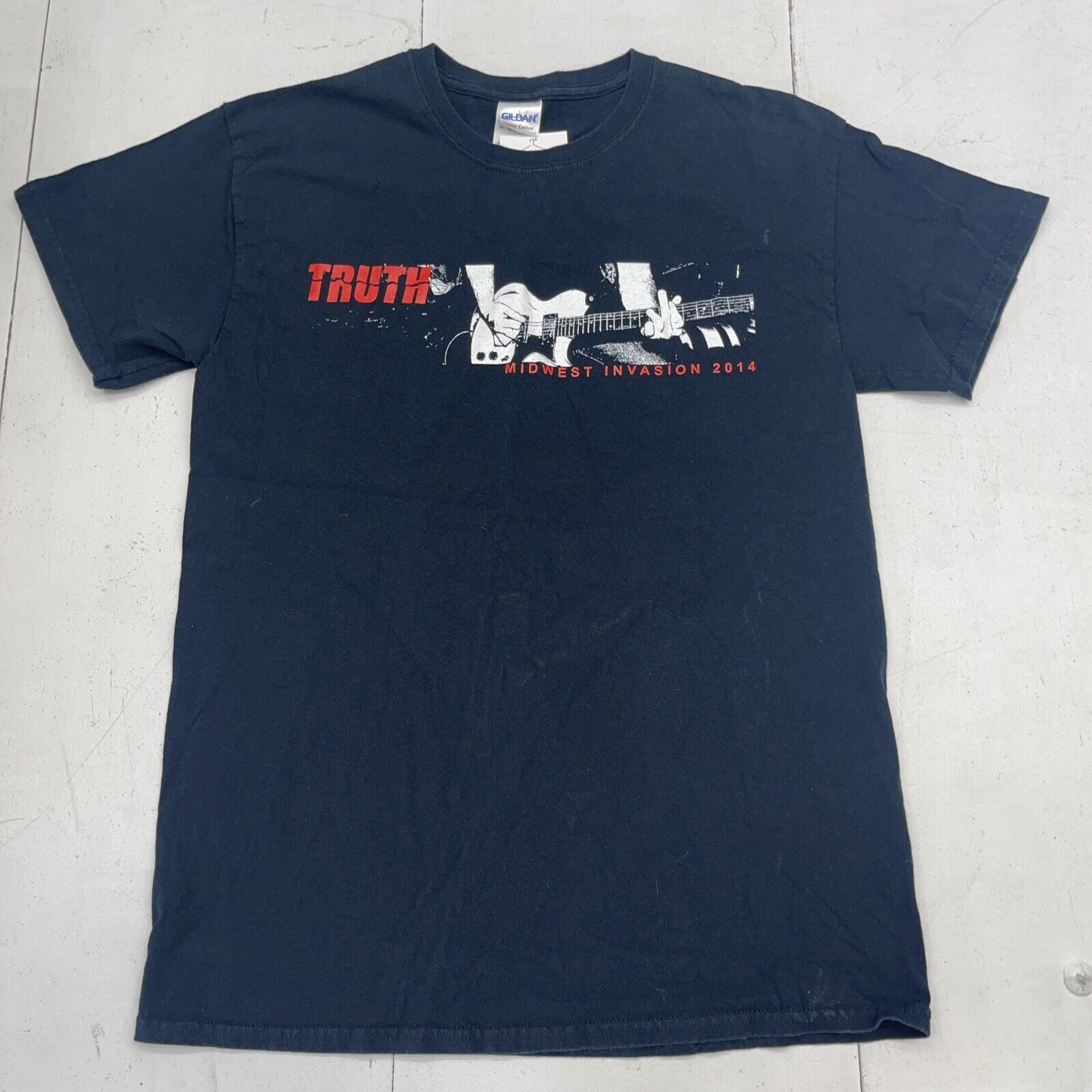 Truth Midwest Invasion 2014 Black Concert Tour T-Shirt Size Medium*