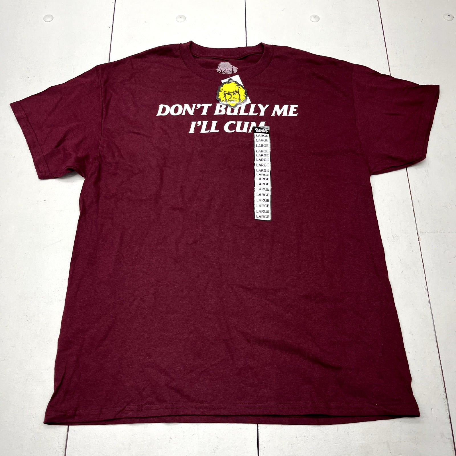 Danny Duncan Red "Don't Bully Me" Graphic Print T-Shirt Unisex Size Large