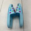 Fashion Shoes Blue Kiss Lips Slides Women&#39;s Size 8 NEW