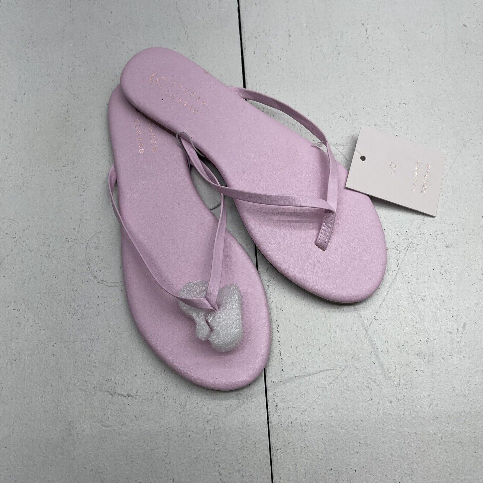 Lauren Conrad Light Pink Flip Flop Sandals Women's Size 9 New