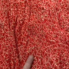 Rotate Birger Christensen Red Floral Jacquard Open Back MIDI Dress Women 8 $460