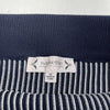 Nanette Lepore Navy White Stripe Ombré Knit Skirt Women’s XS New
