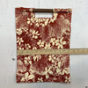 Lafayette 148 Womens Red Floral Top Handle Bag