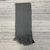 Brooks Brothers Womens Grey Tassel Scarf one size