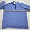 Adidas Golf Blue Quarter Zip Up Pullover Sweater Mens Size 2XL *