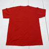 Christmas Graphic Print Red Short Sleeve T-Shirt Mens Size Medium