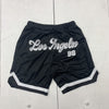 Shein Girls Black Los Angeles Mesh Athletic Shorts Size 7