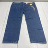 Wrangler Rugged Wear Relaxed Fit Blue Jeans Mens Size 48x30