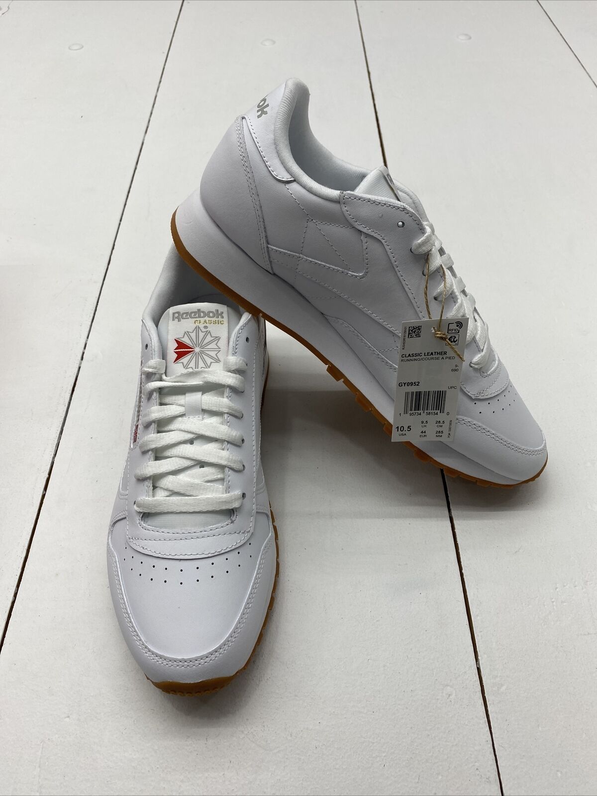10 Sneaker Classic Leather Reebok Women Size - beyond exchange Unisex-Adult GY0952 White