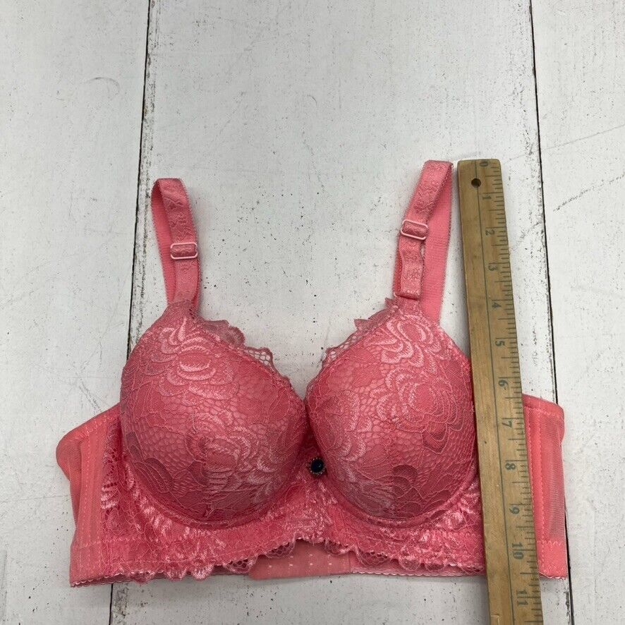 Sister Hood Pink Lace Push-Up Bra Women's Size 36/80 NEW - beyond exchange