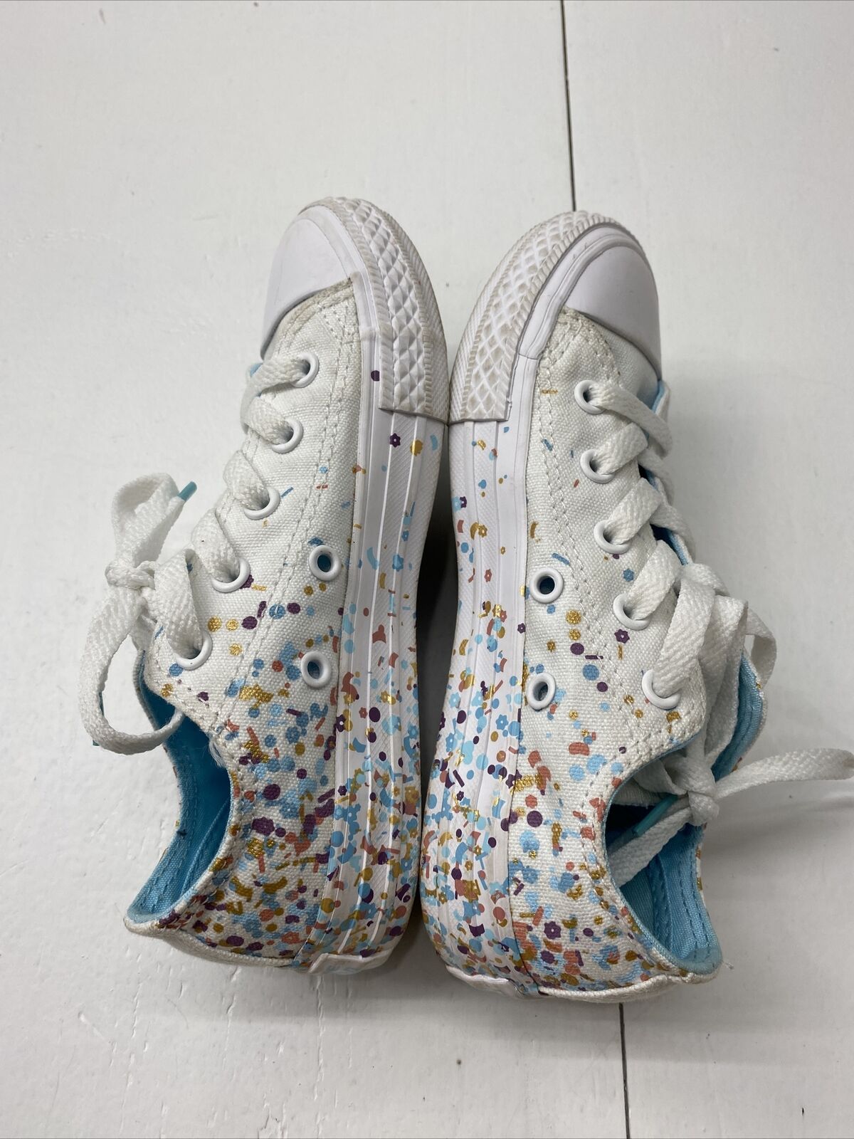 Converse 661839F Junior Unisex Confetti Shoes Youth Size 13 beyond exchange