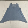 Soft Surroundings Timely Blue Chambray Flowy Sleeveless Tank Top Women’s XL