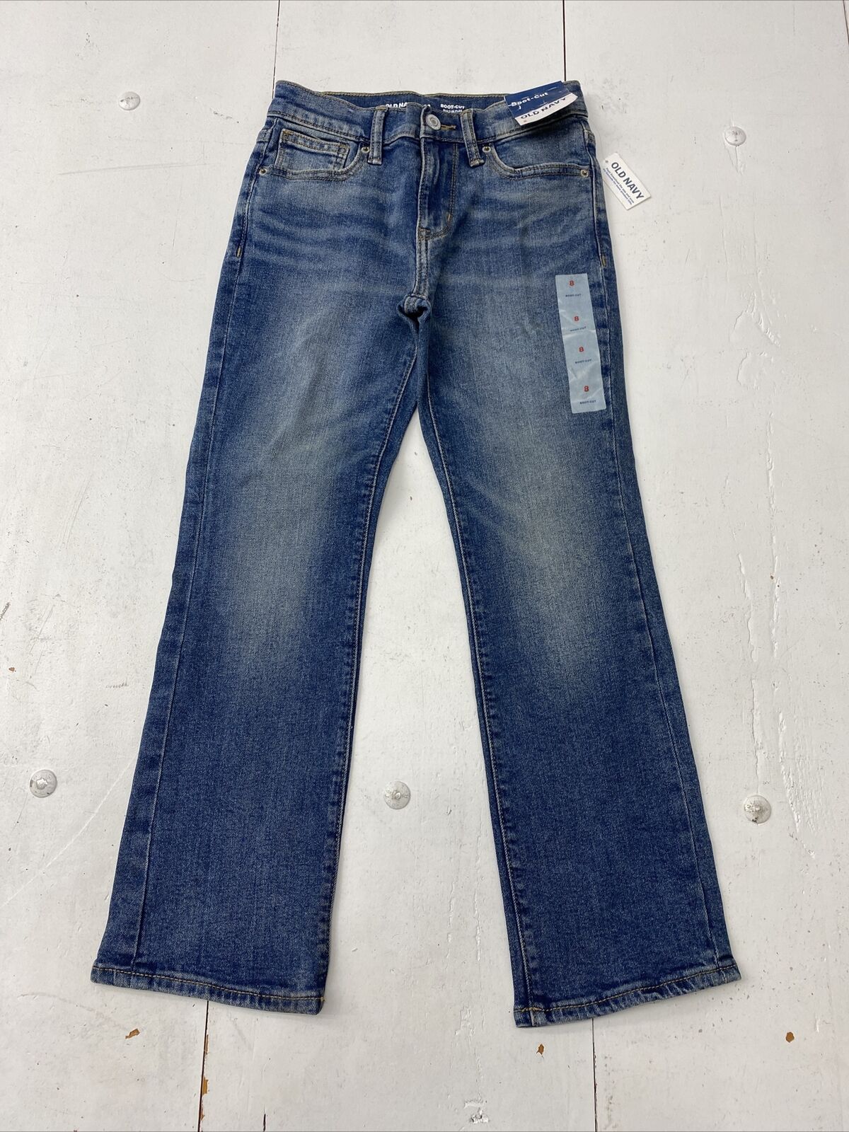 Old Navy Boot-Cut Built-In Flex Jeans Boys Size 8 New