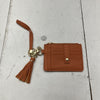 Kngitry Orange Small Wallet With Wristlet For Women NEW