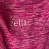 Zella Performance Pink Athletic Long Sleeveless Tank Top Women Size L NEW